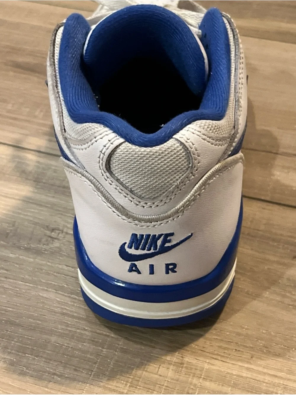 Nike Air Flight 89 Low Men's Size 8 White / Hyper Royal (FZ3045-100)